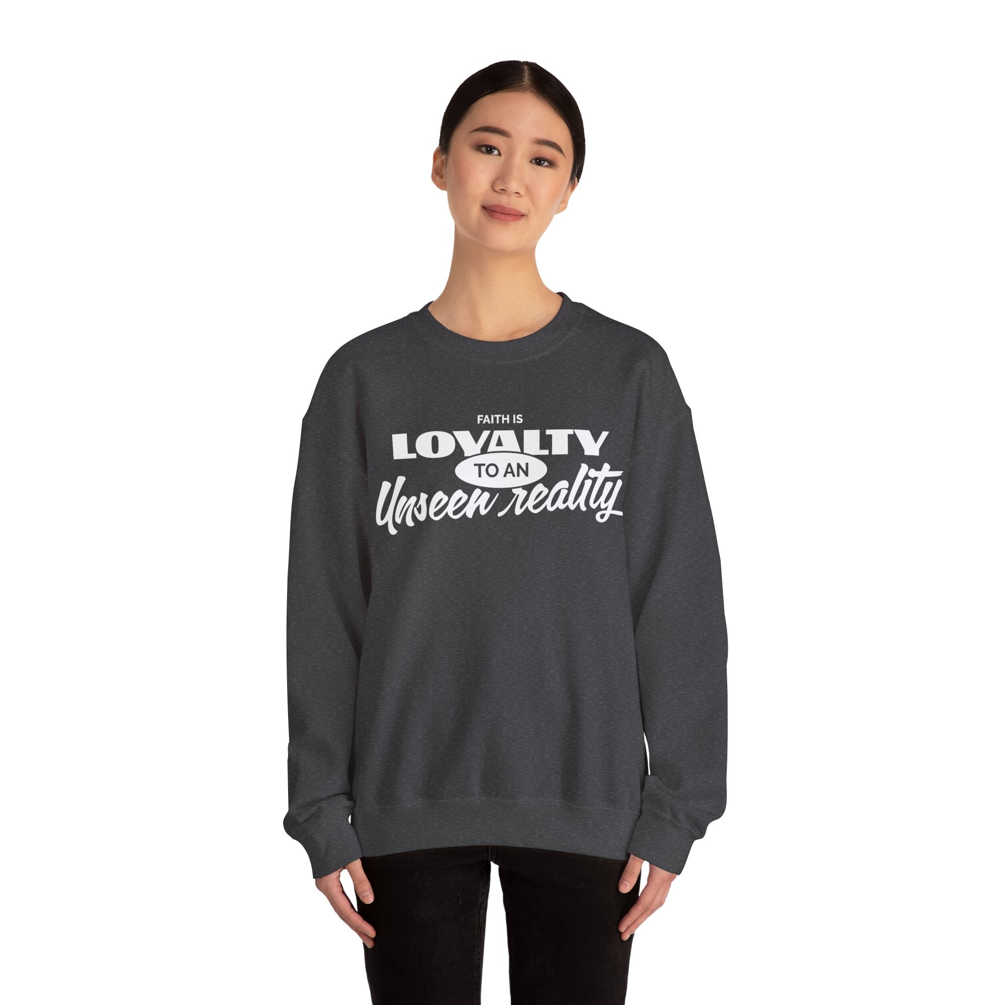 Loyalty To An Unisex Heavy Blend™ Crewneck Sweatshirt - TBM