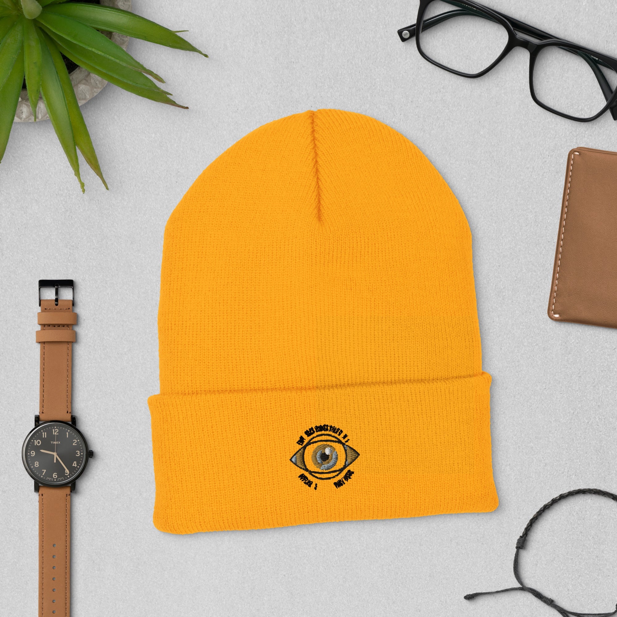 One Eye Cuffed Beanie - TBM