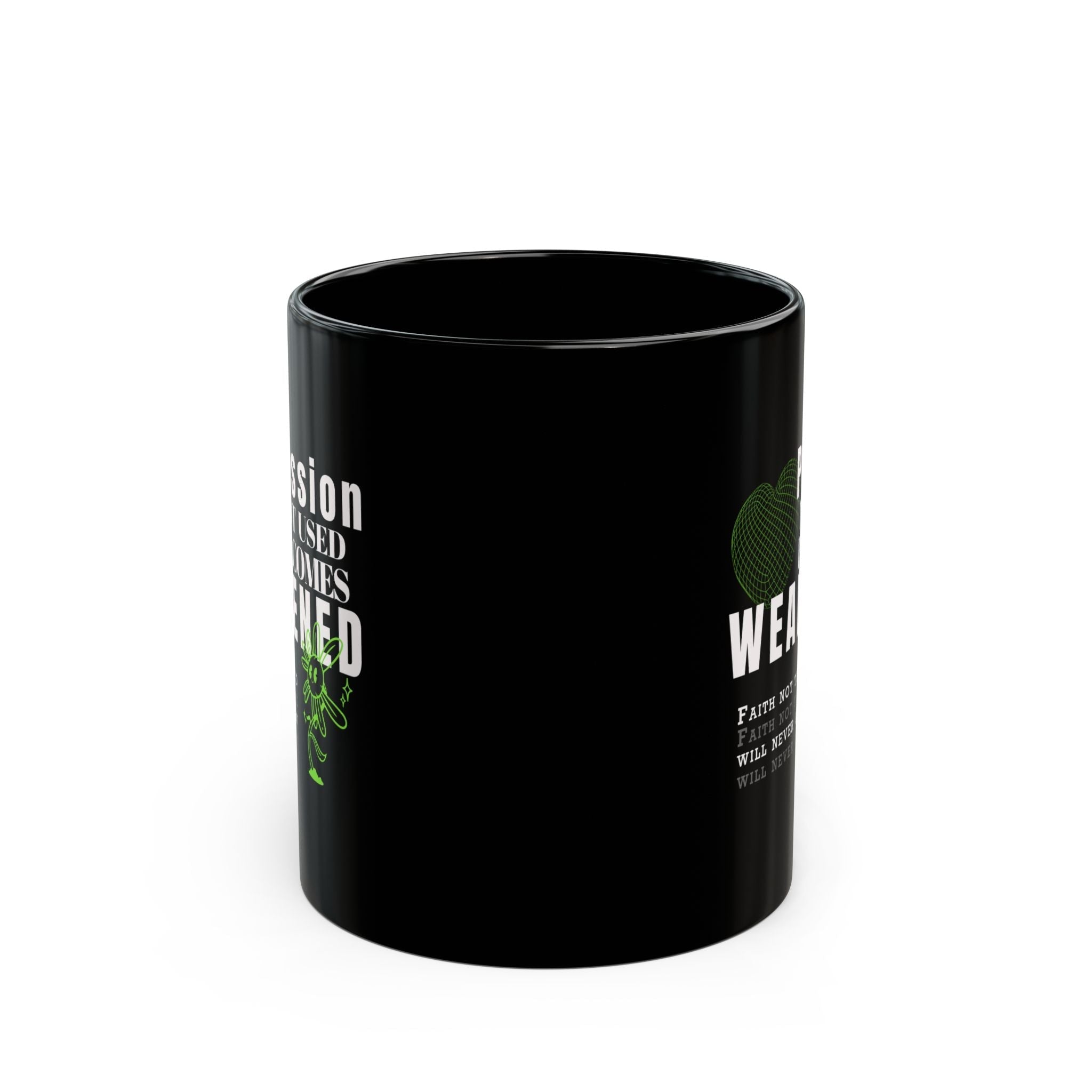 Passion & Faith Black Ceramic Mug - TBM