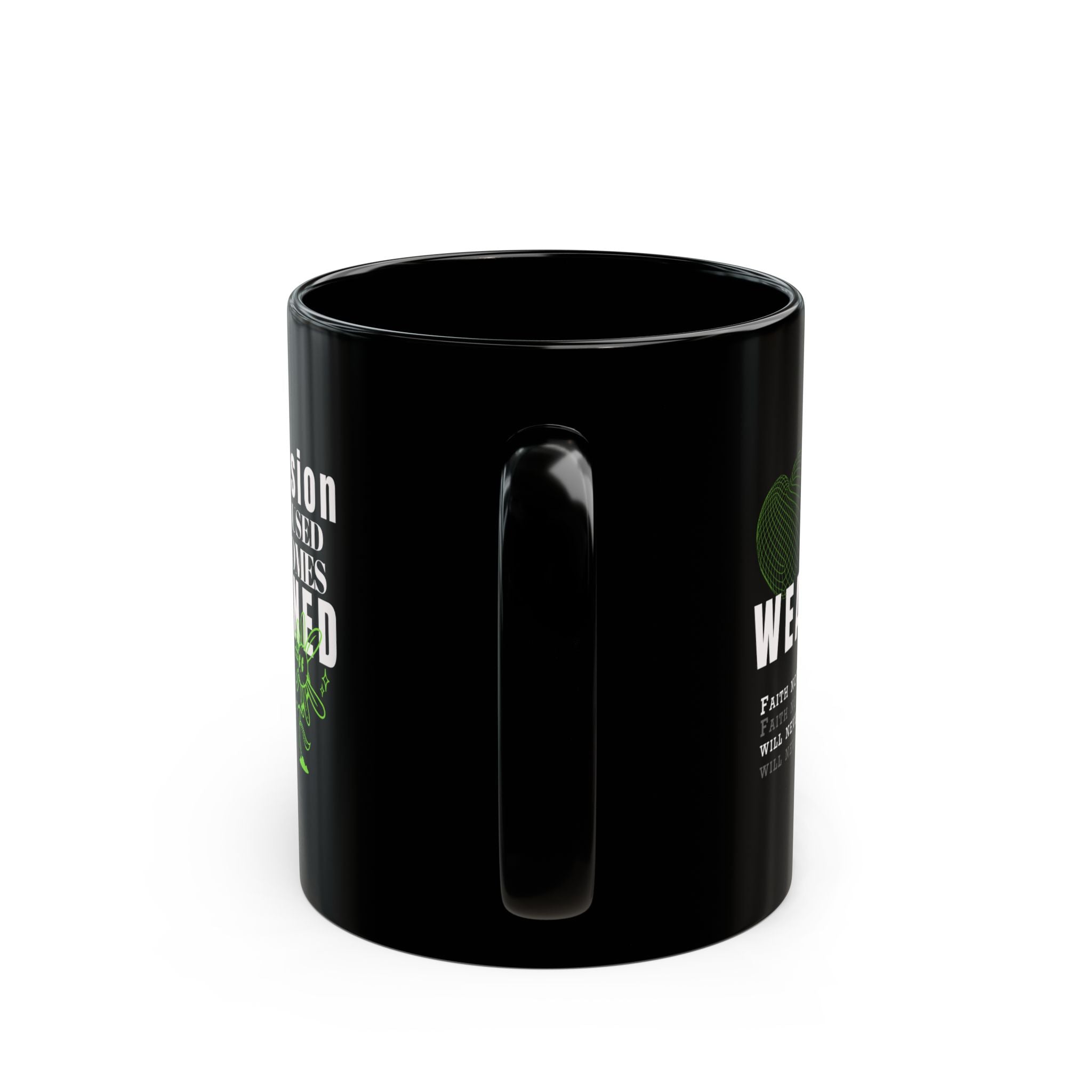 Passion & Faith Black Ceramic Mug - TBM