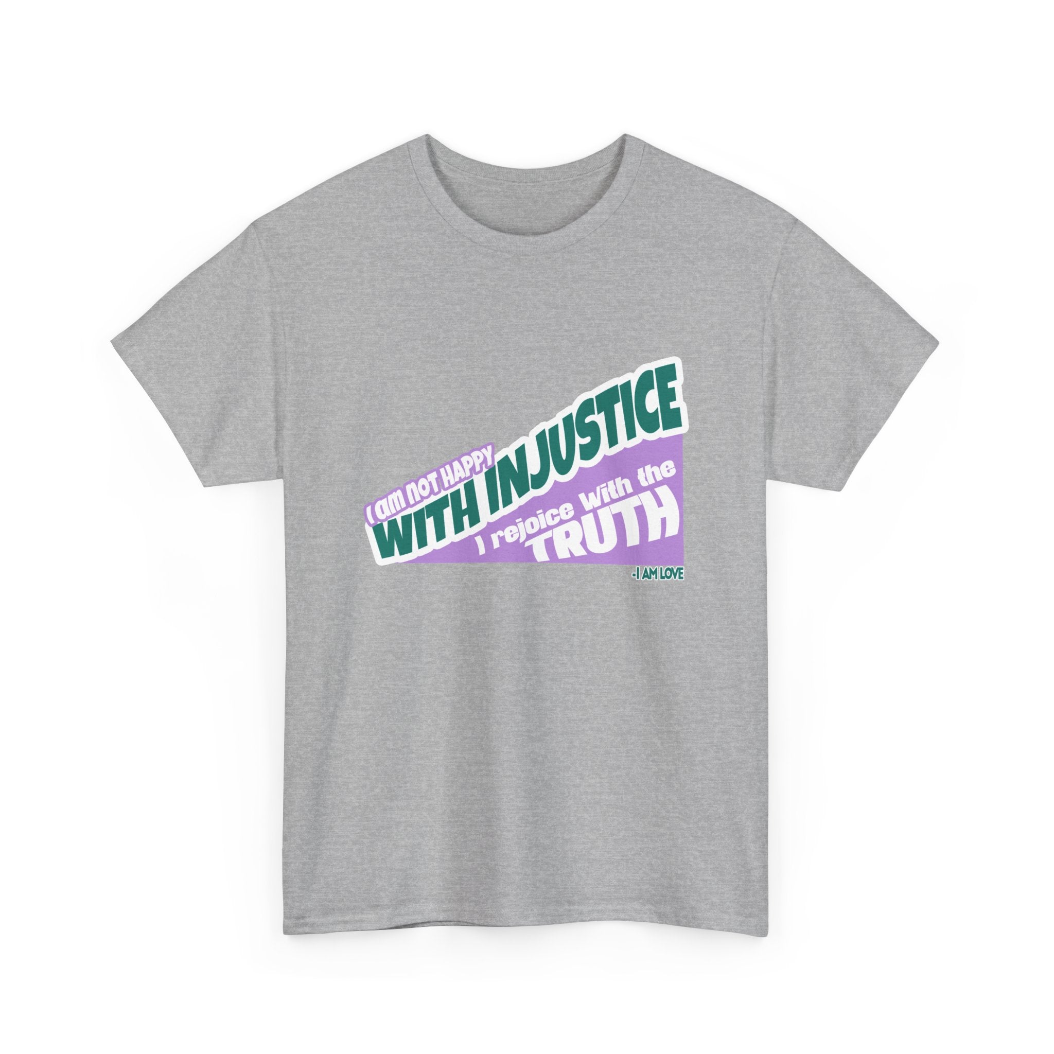 With injustice Unisex Heavy Cotton Tee - TBM