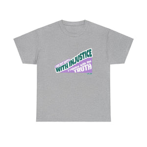 With injustice Unisex Heavy Cotton Tee - TBM